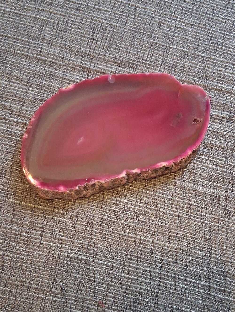 Pink Agate Slab/Slice - Picture 3 of 5